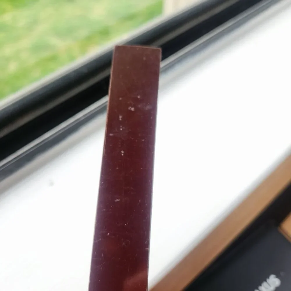 Vintage USSR Soviet Union Dark Brown Bakelite Plastic 32cm Retro Ruler